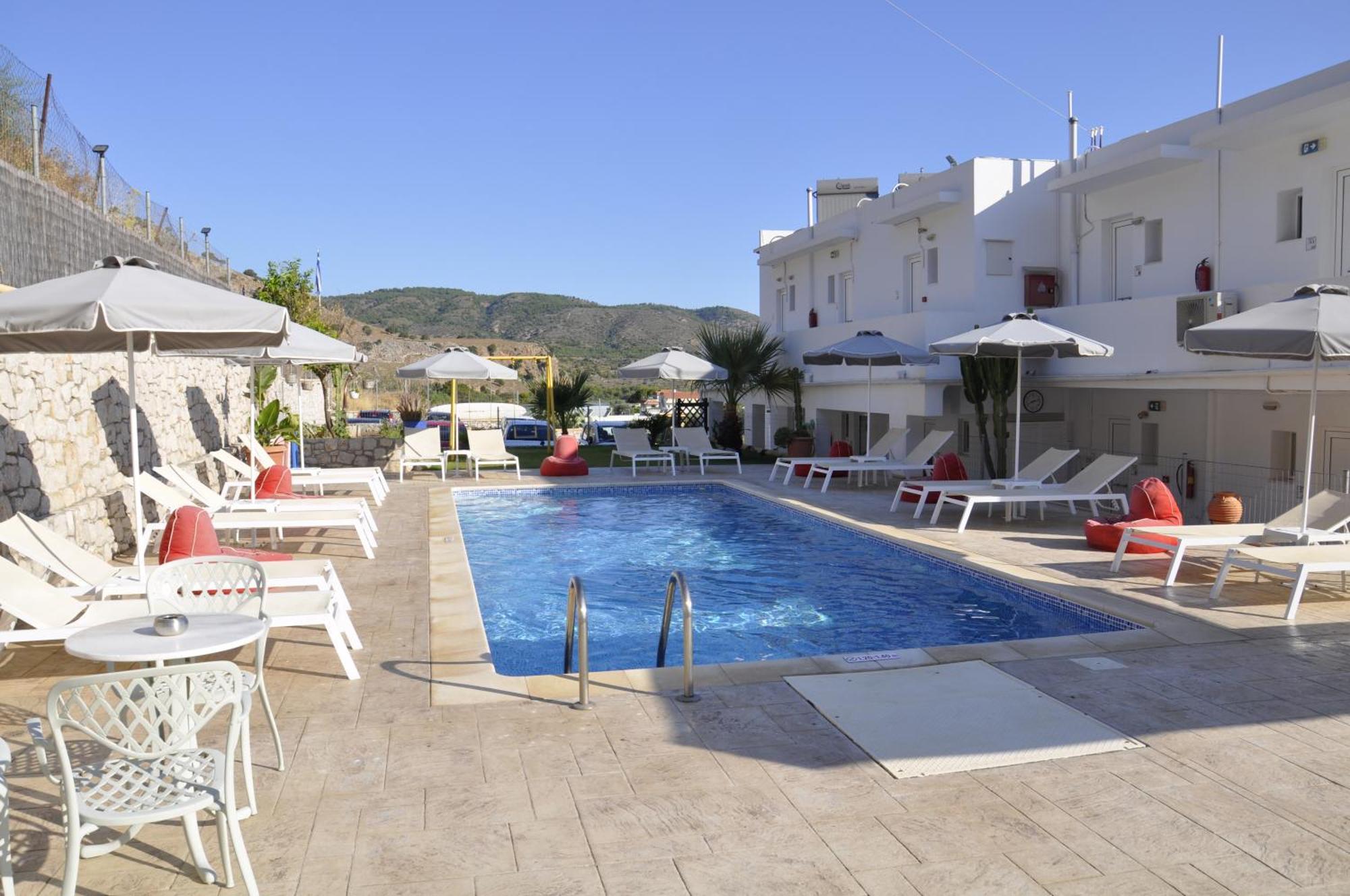 Golden View Studios Lindos  Luaran gambar